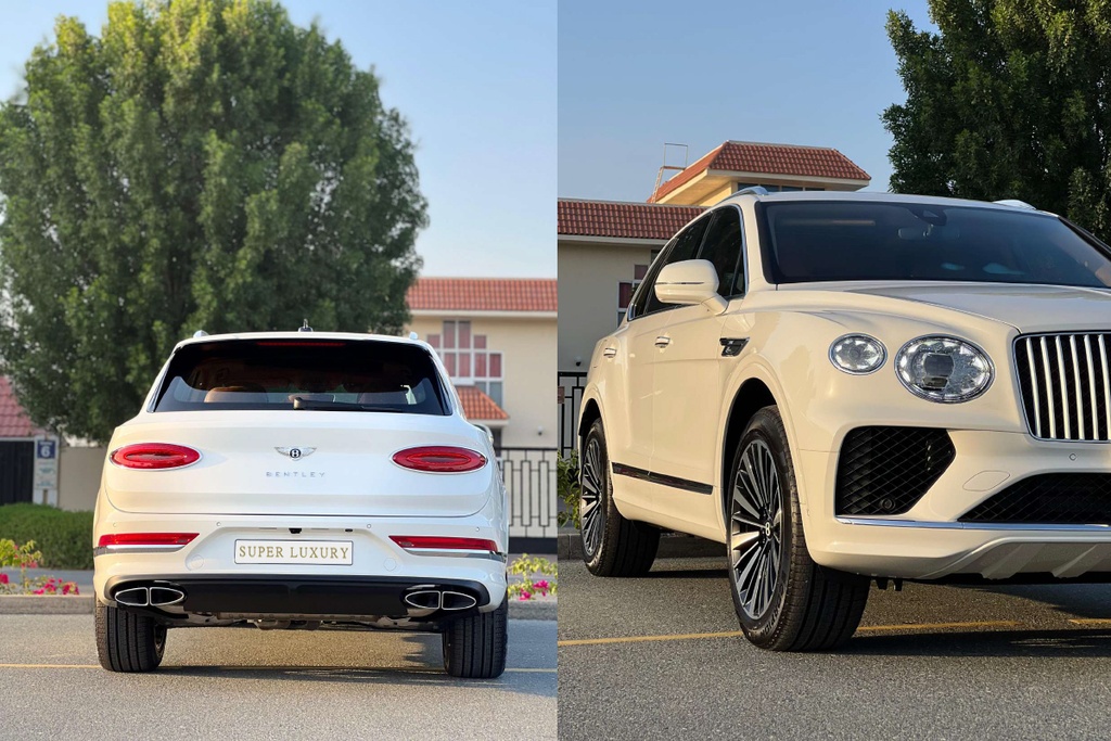 Bentley Bentyaga white 2024