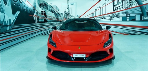Rent Ferrari F8 Coupe Red in Dubai