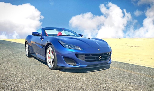 Renting a Ferrari Portofino in Dubai